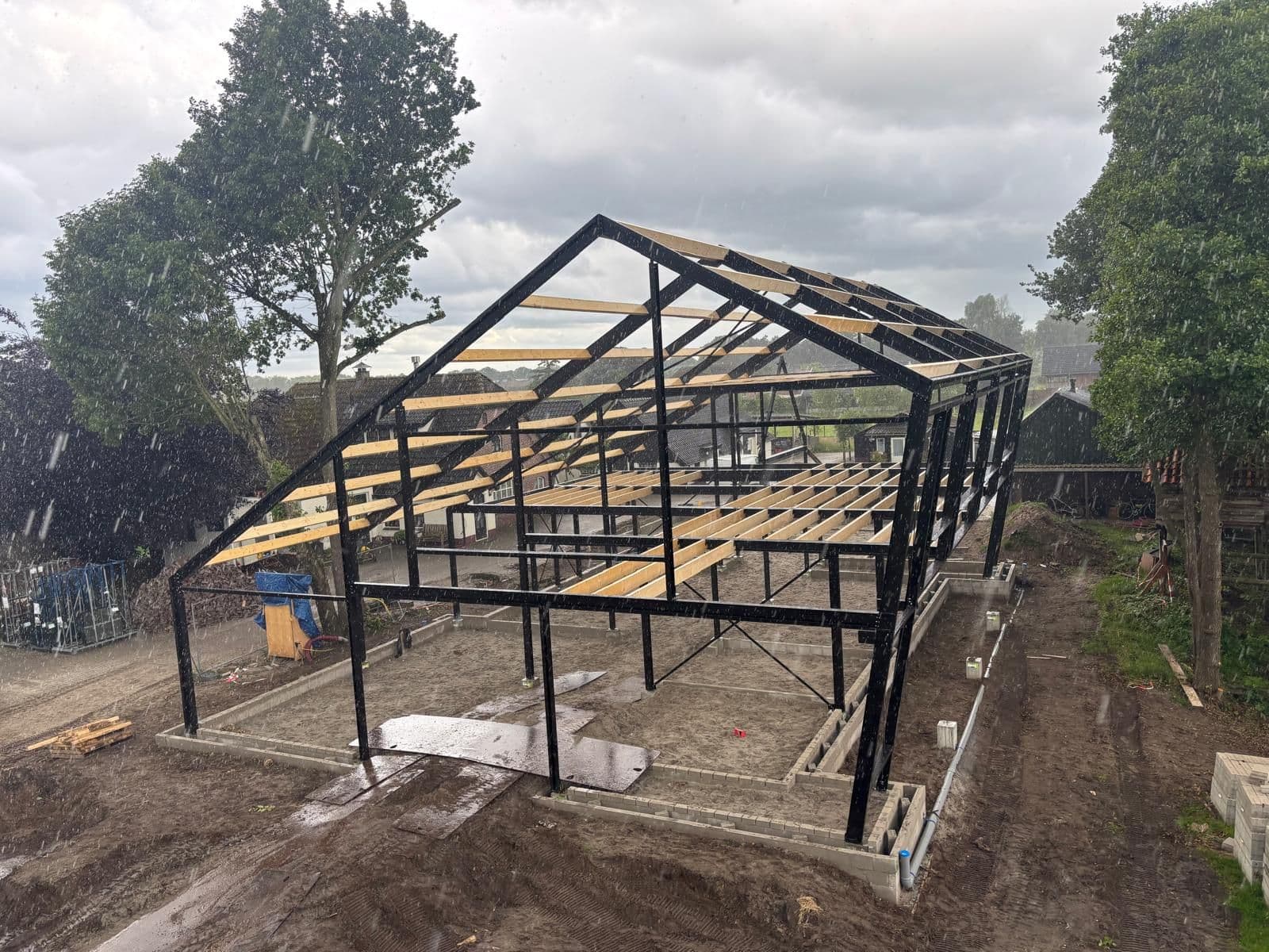constructie plus grondingen mannege